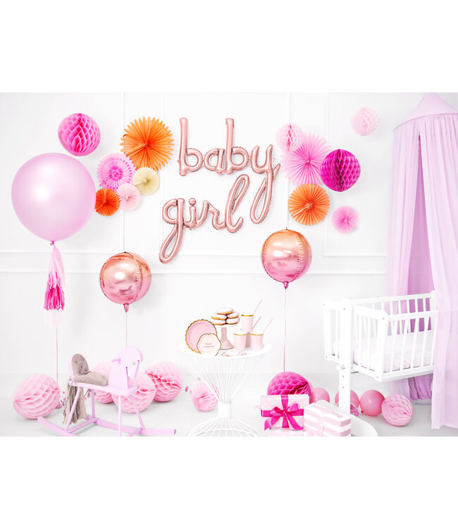 Tissue waaier 3 stuks - licht roze