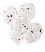 Ginger Ray Confettiballonnen Floral goud/roze |  5 stuks