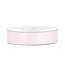 Licht poeder roze  lint -1,2 cm breed - 25  meter lang