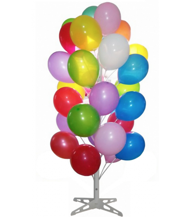 Globos Ballonnenboom wit | 180 cm | voor 40 ballonnen