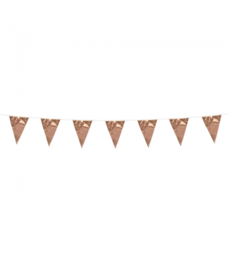 Globos Mini vlaggenlijn Rosegoud | 3 meter