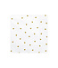 Servetten hartjes | goud | 20 stuks
