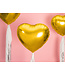 Hartenballon folie - Goud - 45 cm