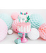 PartyDeco Honeycomb bal | Wit | 20 cm