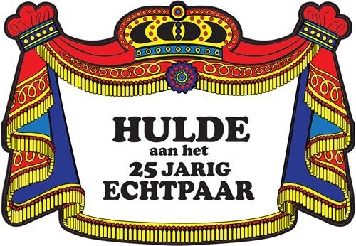 Kroonbord - Hulde aan het 25 jarig echtpaar