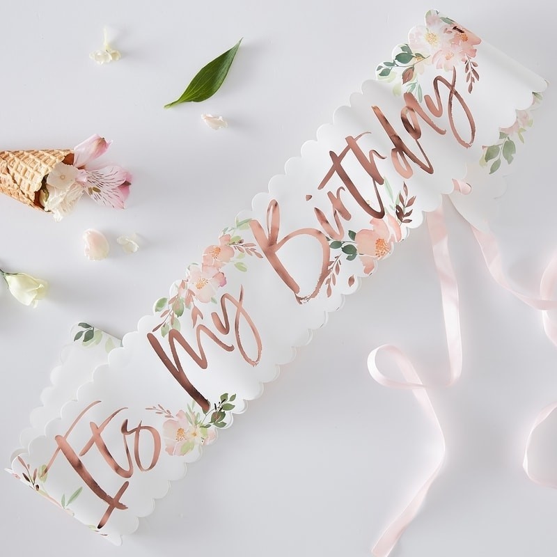 It's my birthday sjerp | Floral | Verjaardag