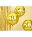PartyDeco Folieballon 40th birthday - 40e verjaardag