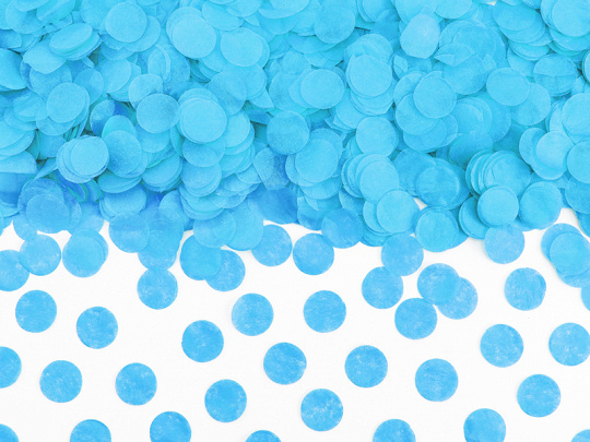 Confetti blauw luxe - 15 gram
