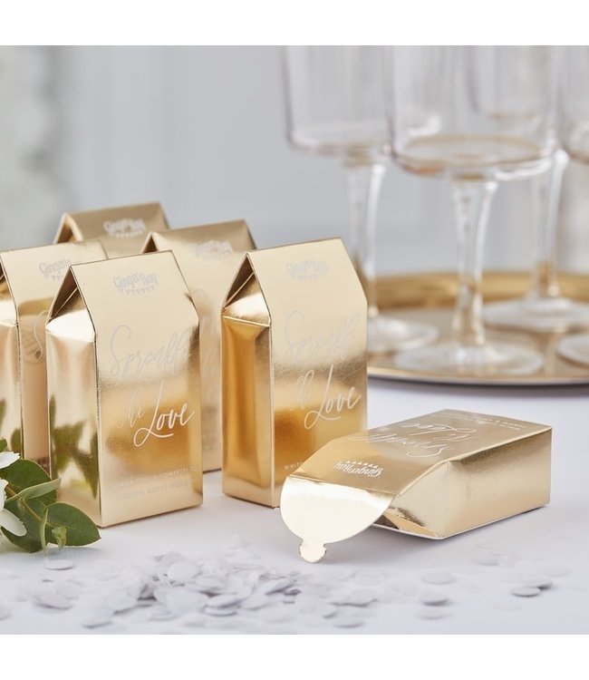 Ginger Ray Biologisch afbreekbare bruiloft confetti - Goud - Sprinkle the love