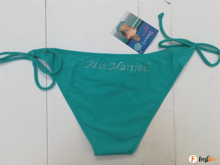 Bikini Just Married | Turquoise | Bruiloft | Huwelijksreis