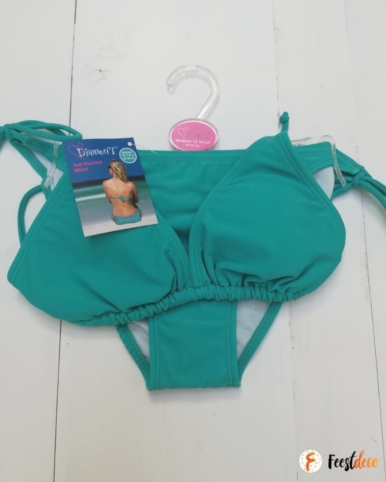 Bikini Just Married | Turquoise | Bruiloft | Huwelijksreis