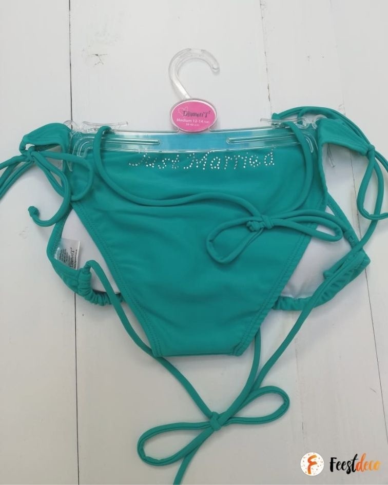 Bikini Just Married | Turquoise | Bruiloft | Huwelijksreis