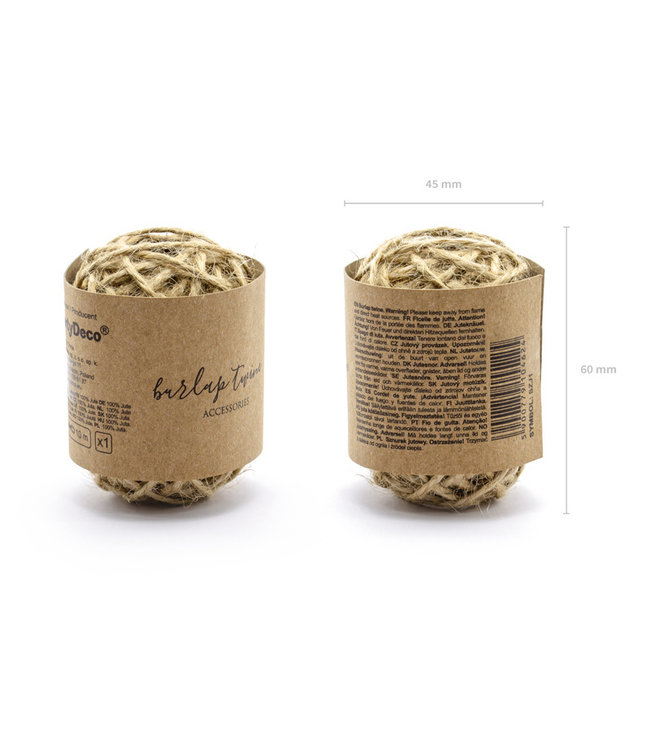 Jute touw | Burlap | 2 mm x 10 meter