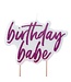 Ginger Ray Birthday Babe | Verjaardagskaars | Roze glitters