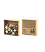 Houten sterretjes tafelconfetti | 50 stuks