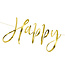 Happy New Year gouden slinger - 2m