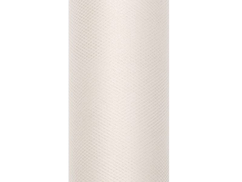 Tule ivoor/creme - 30 cm x 9 m