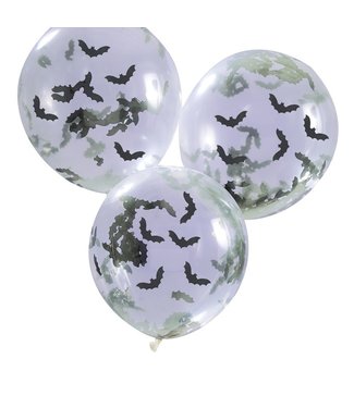 Ginger Ray OUTLET Confettiballonnen vleermuizen