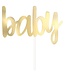 Taarttopper Baby | goud