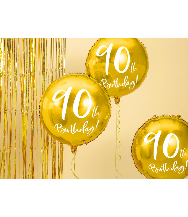 Folieballon 90th birthday - 90e verjaardag