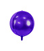 PartyDeco Folieballon bal paars - 40 cm