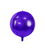 PartyDeco Folieballon Orbz - bal paars - 40 cm