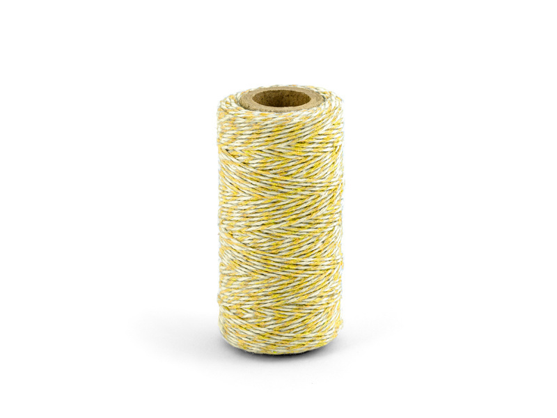 Baker's Twine - geel - 50 meter
