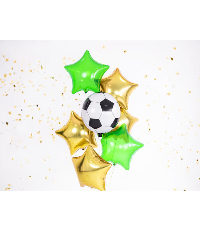 OUTLET Folieballon ster | groen transparant | 48 cm