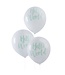 Ginger Ray OUTLET Hello world mint groen - ballonnen - 10 stuks