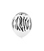 Strong Balloons Ballonnen zebra wit-zwart - zakje 5 stuks