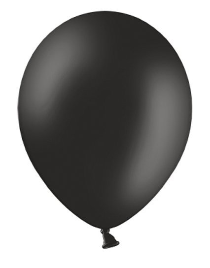 Ballonnen Zwart - zakje 5 stuks