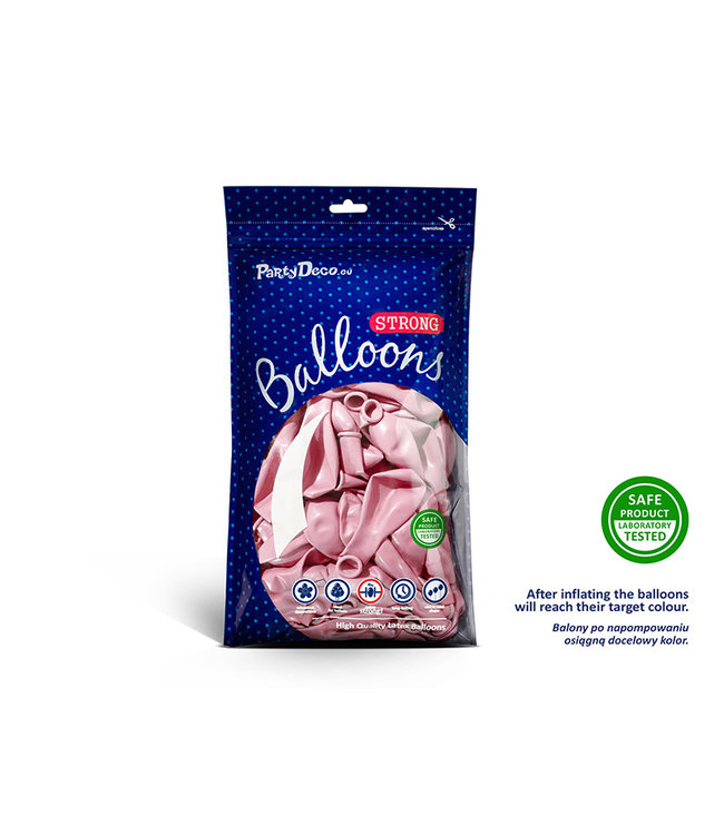 Ballonnen Roze candy metallic - zakje 5 stuks