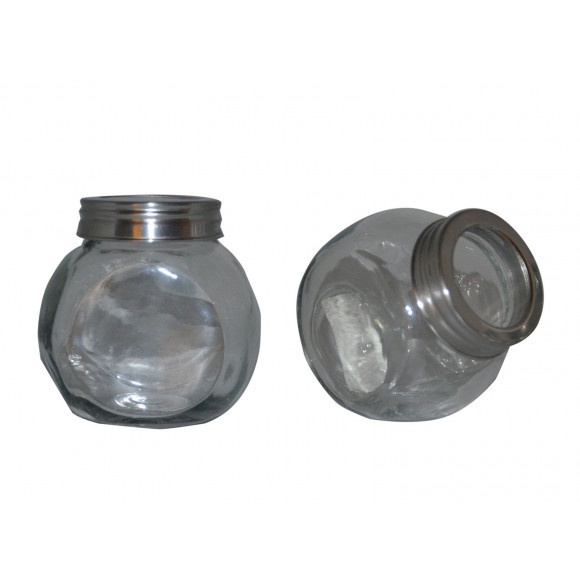 Glazen potje met schroefdop dekseltje - 190 ml