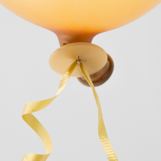 Ballonnen snelsluiters 100 stuks - goud