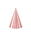 Feestmuts - rosé - 6 stuks