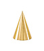 Feestmuts - goud - 6 stuks