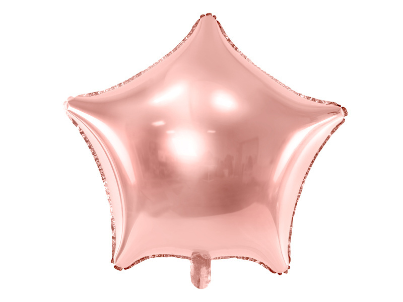 Sterrenballon folie - rosé goud - 48 cm