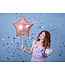 Folieballon ster Rosegoud | 48 cm