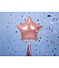 PartyDeco Folieballon ster Rosegoud | 48 cm