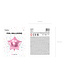 OUTLET Sterrenballon  folie - zacht roze - 48 cm