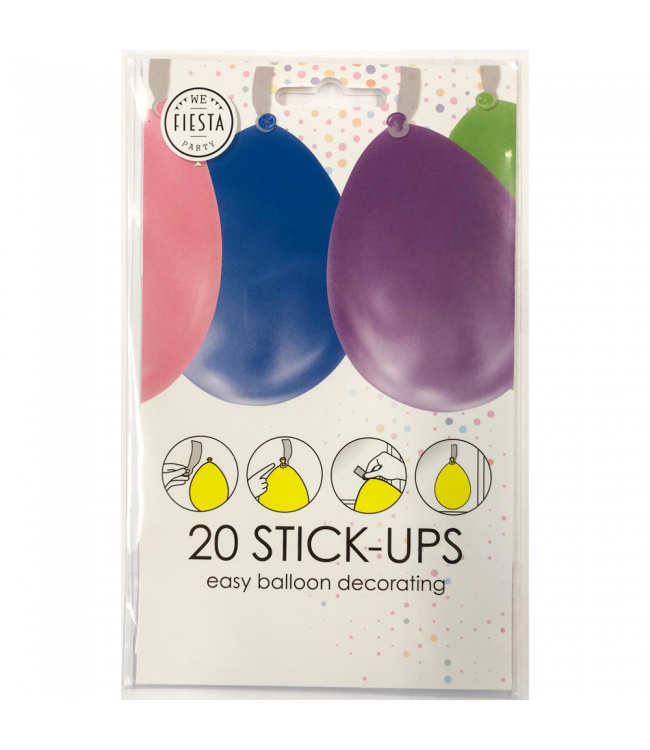 Globos Ballonnen stick-ups 20 stuks