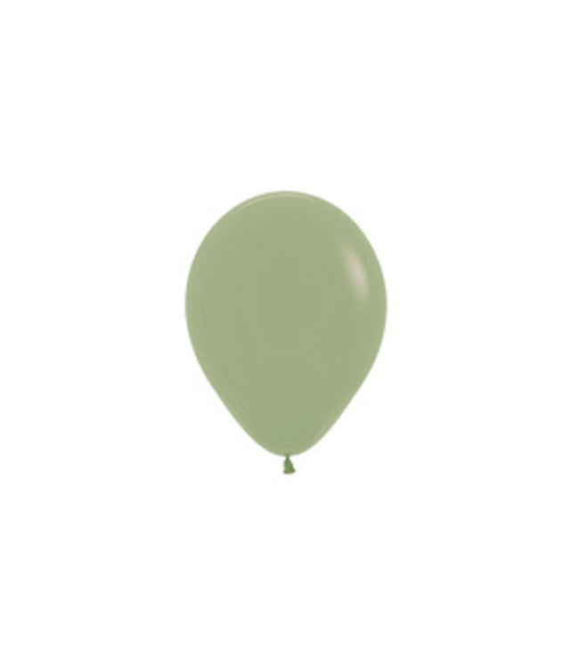 Ballonnen Eucalyptus groen MINI - zakje 10 stuks