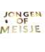 PartyDeco Letterslinger Jongen of meisje | Goud XL