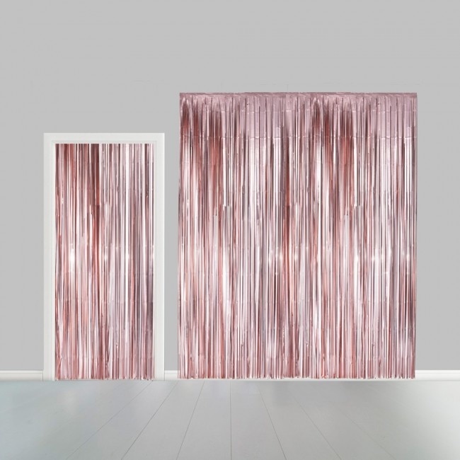 Backdrop gordijn rose goud