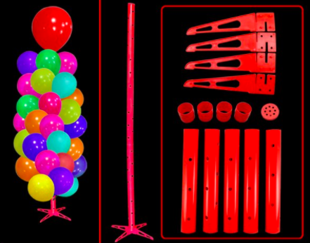 Ballonnenboom rood | 180 cm | voor 40 ballonnen