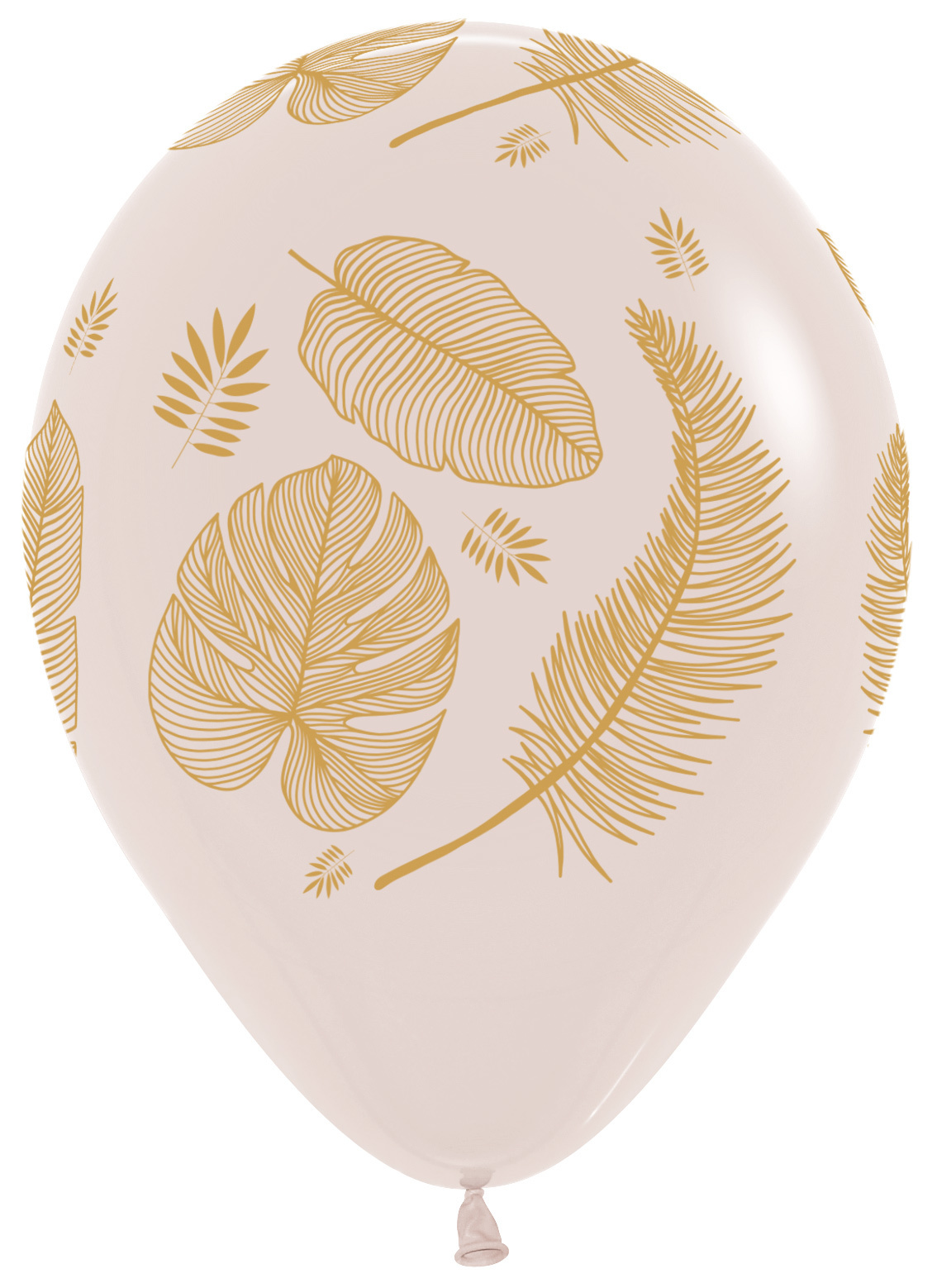 Ballonnen White Sand - Tropical leaves | zakje 5 stuks