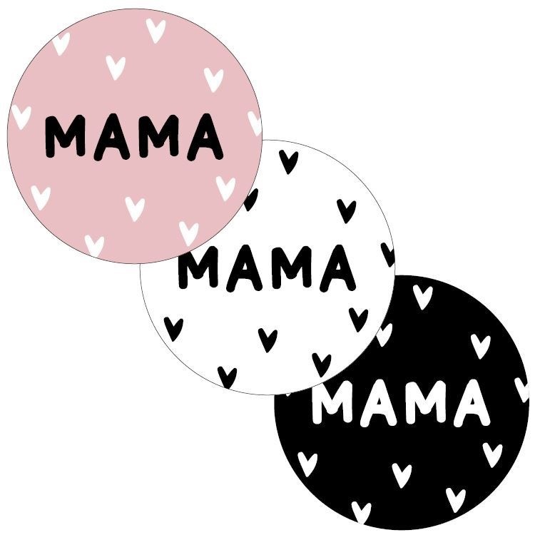 Stickers - Mama - 3 kleuren