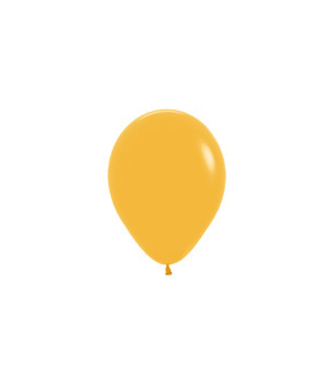 Ballonnen geel mustard MINI | zakje 10 stuks