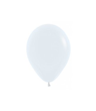 Sempertex Ballonnen wit | 12" = 30cm | 5 stuks