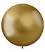Folat Reuzeballonnen Chrome - Goud - 48cm - 5 stuks